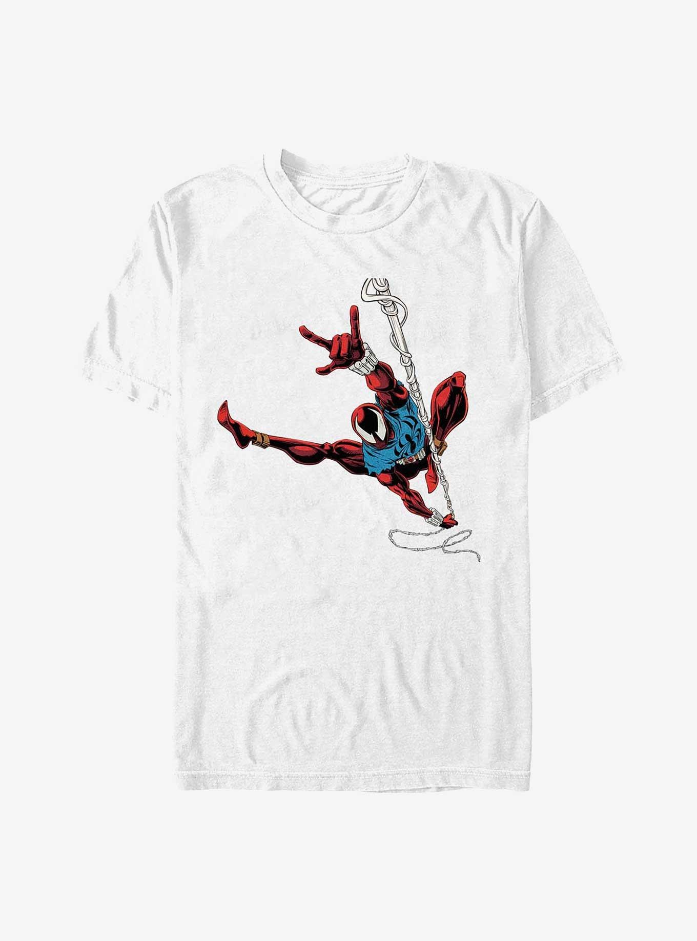 Marvel Spider-Man Spider Scarlet Pose Extra Soft T-Shirt, WHITE, hi-res