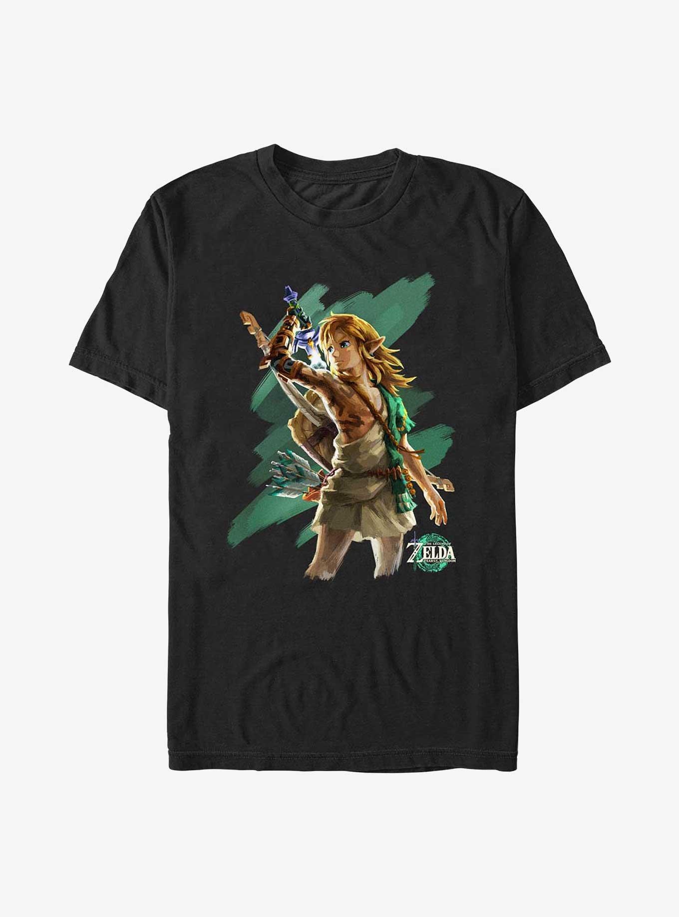 Nintendo Zelda Hero Link Extra Soft T-Shirt, BLACK, hi-res