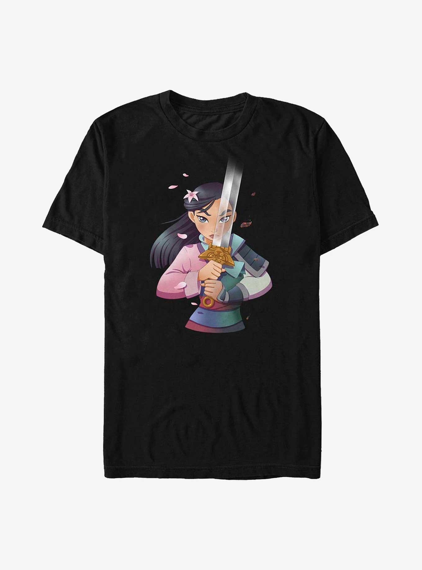 Disney Mulan Anime Mulan Extra Soft T-Shirt, BLACK, hi-res