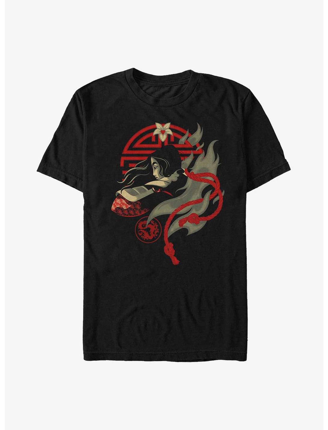 Disney Mulan Fighting Spirit Extra Soft T-Shirt, BLACK, hi-res