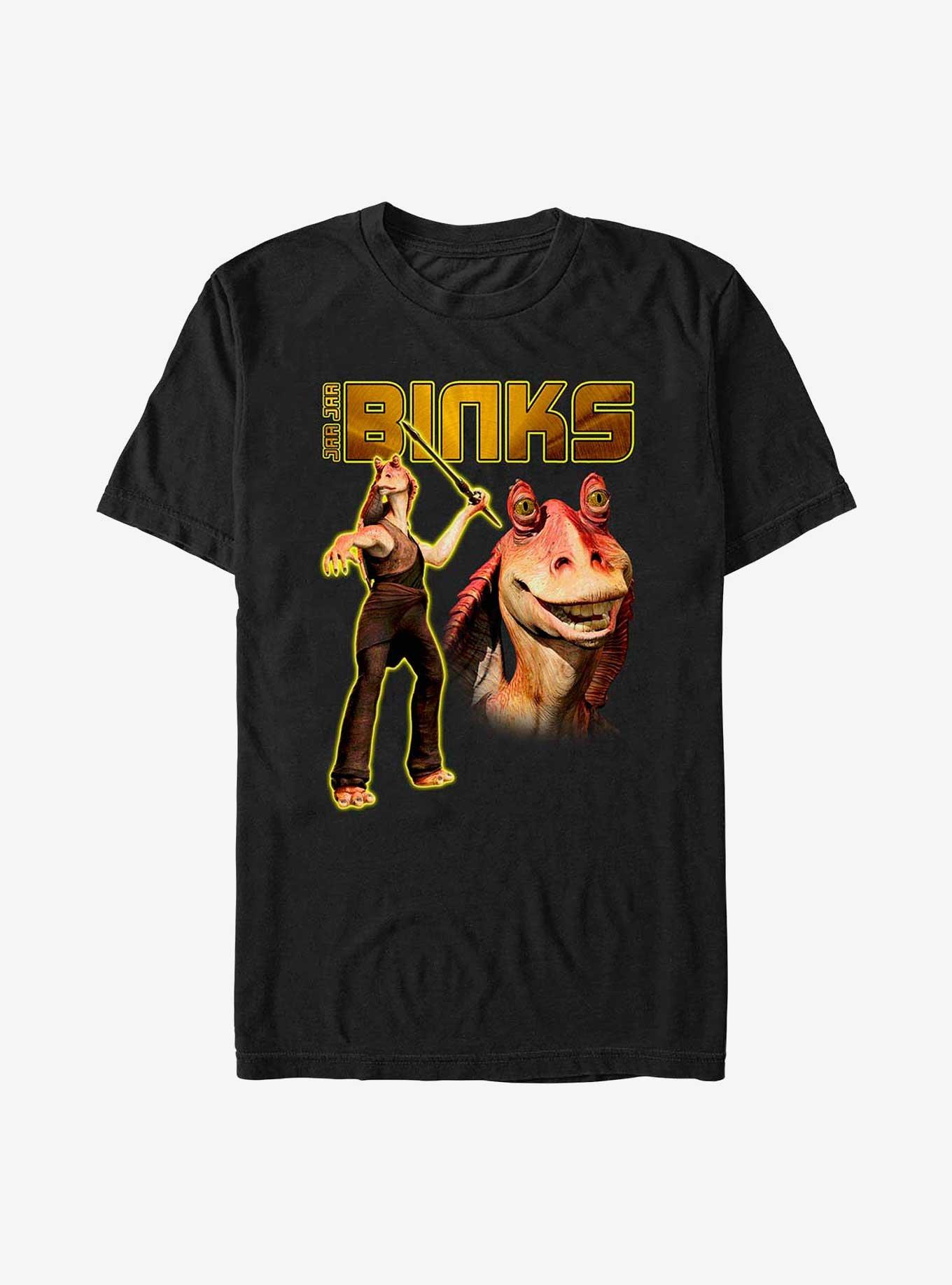 Star Wars Jar Jar Binks Extra Soft T-Shirt, , hi-res