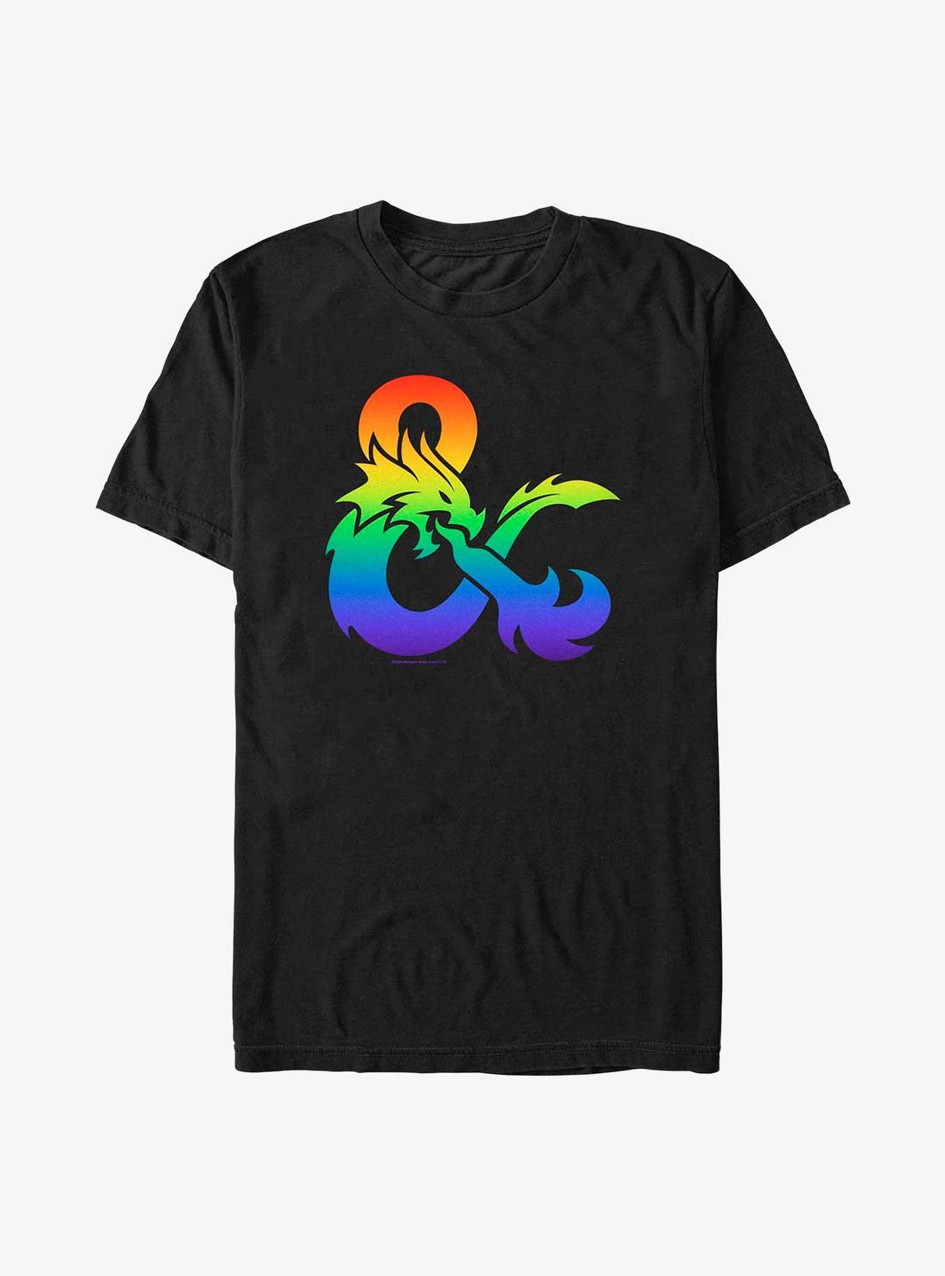 Dungeons & Dragons Pride Gradient Logo Extra Soft T-Shirt, , hi-res