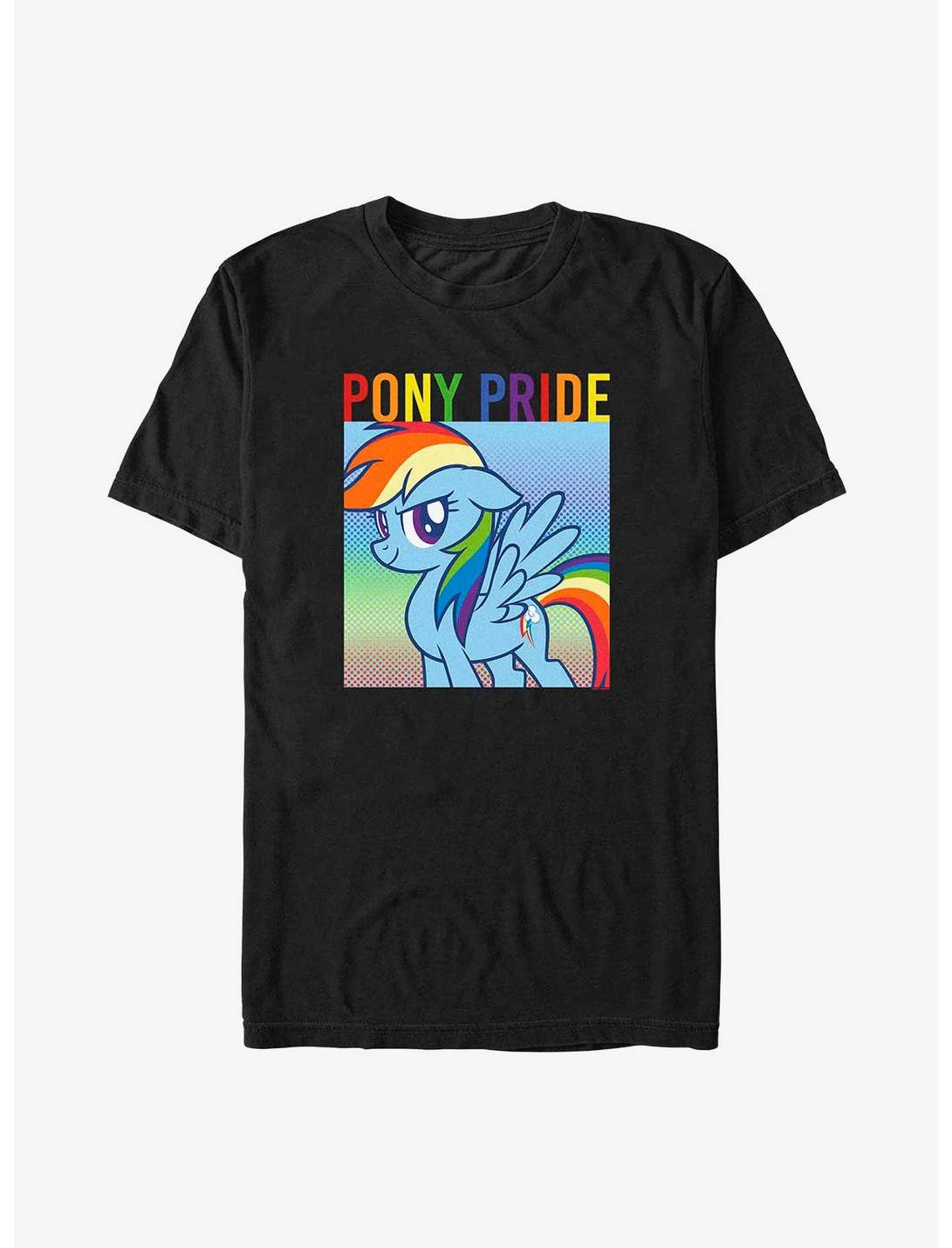 Hasbro My Lil Pony Dash Pride Extra Soft T-Shirt, BLACK, hi-res