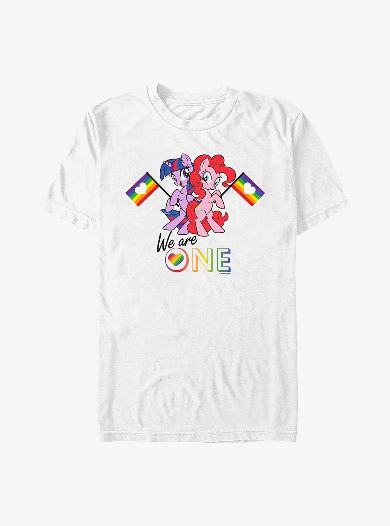 Hasbro My Lil Pony Flag Ponies Extra Soft T-Shirt, WHITE, hi-res