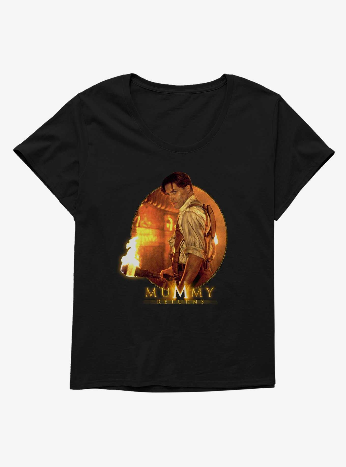 The Mummy Returns Rick O'Connell Torch Girls T-Shirt Plus Size, , hi-res