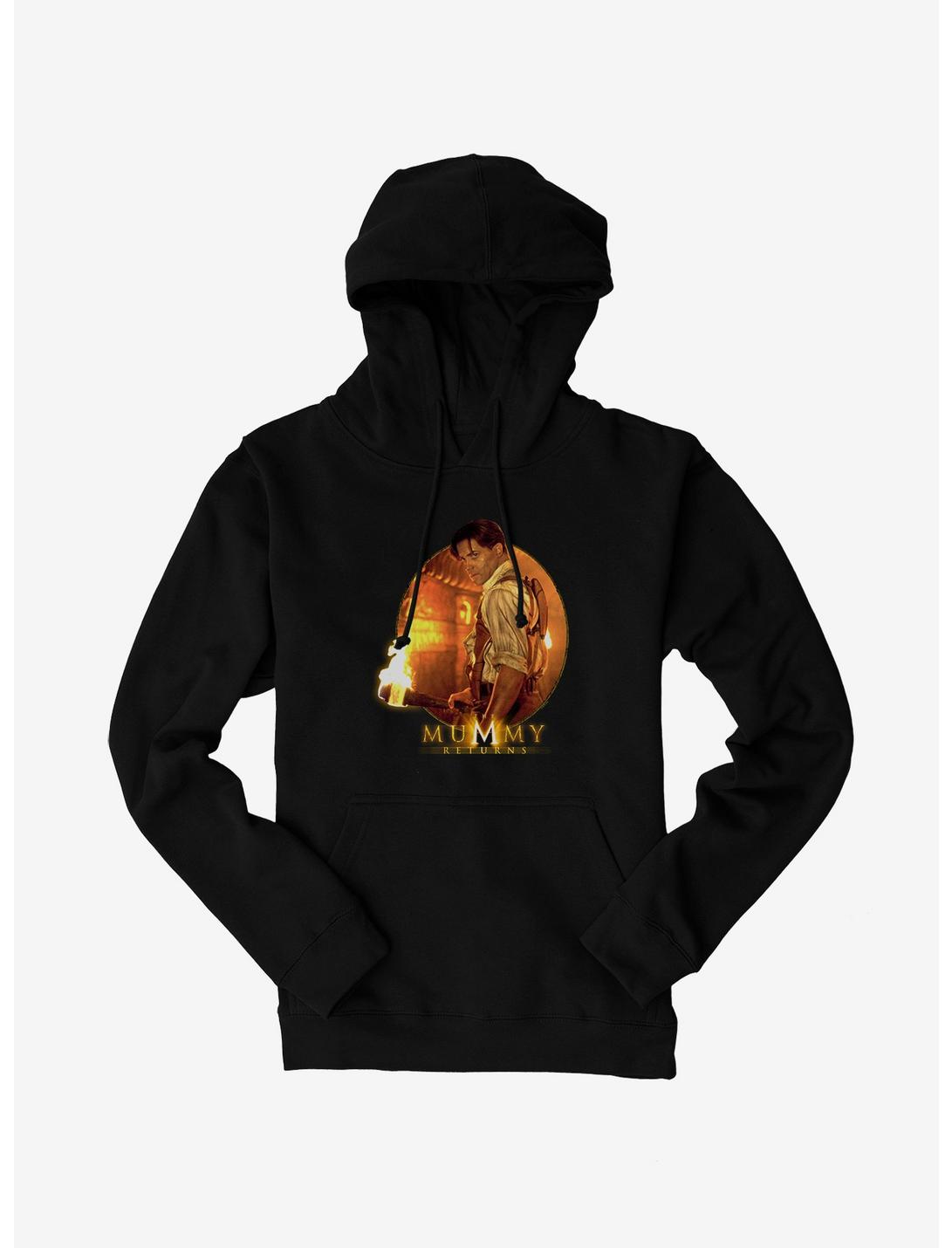 The Mummy Returns Rick O'Connell Torch Hoodie, BLACK, hi-res