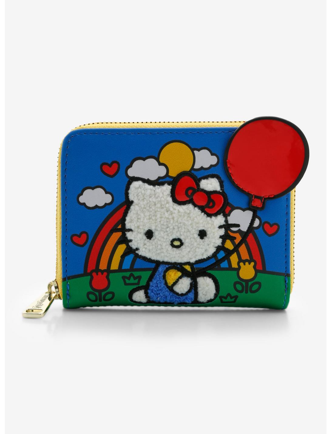 Loungefly Hello Kitty Rainbow Mini Zipper Wallet, , hi-res