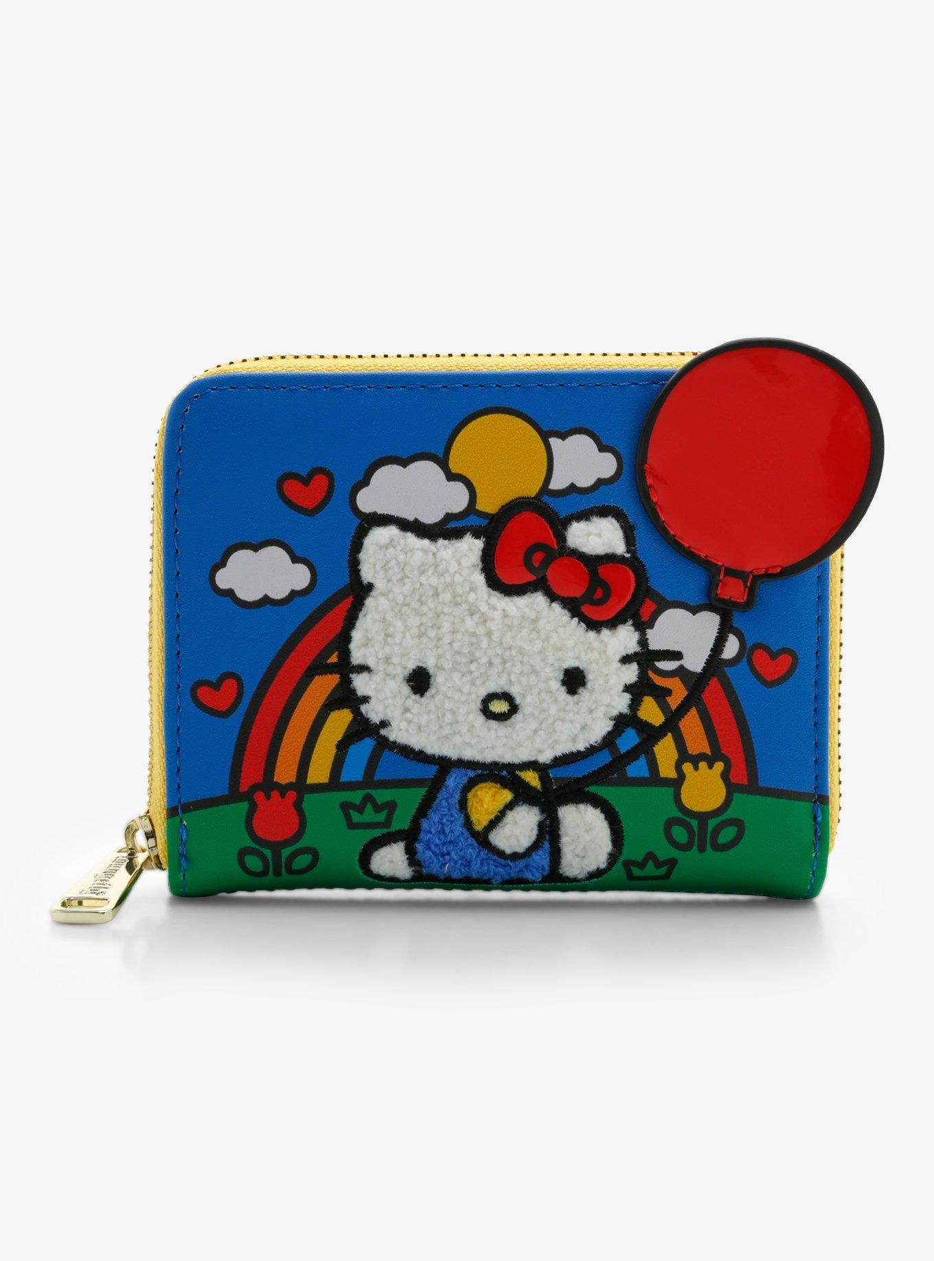 Loungefly Hello Kitty Rainbow Mini Zipper Wallet, , hi-res