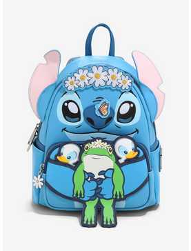 Loungefly Disney Stitch Flower Crown Mini Backpack, , hi-res