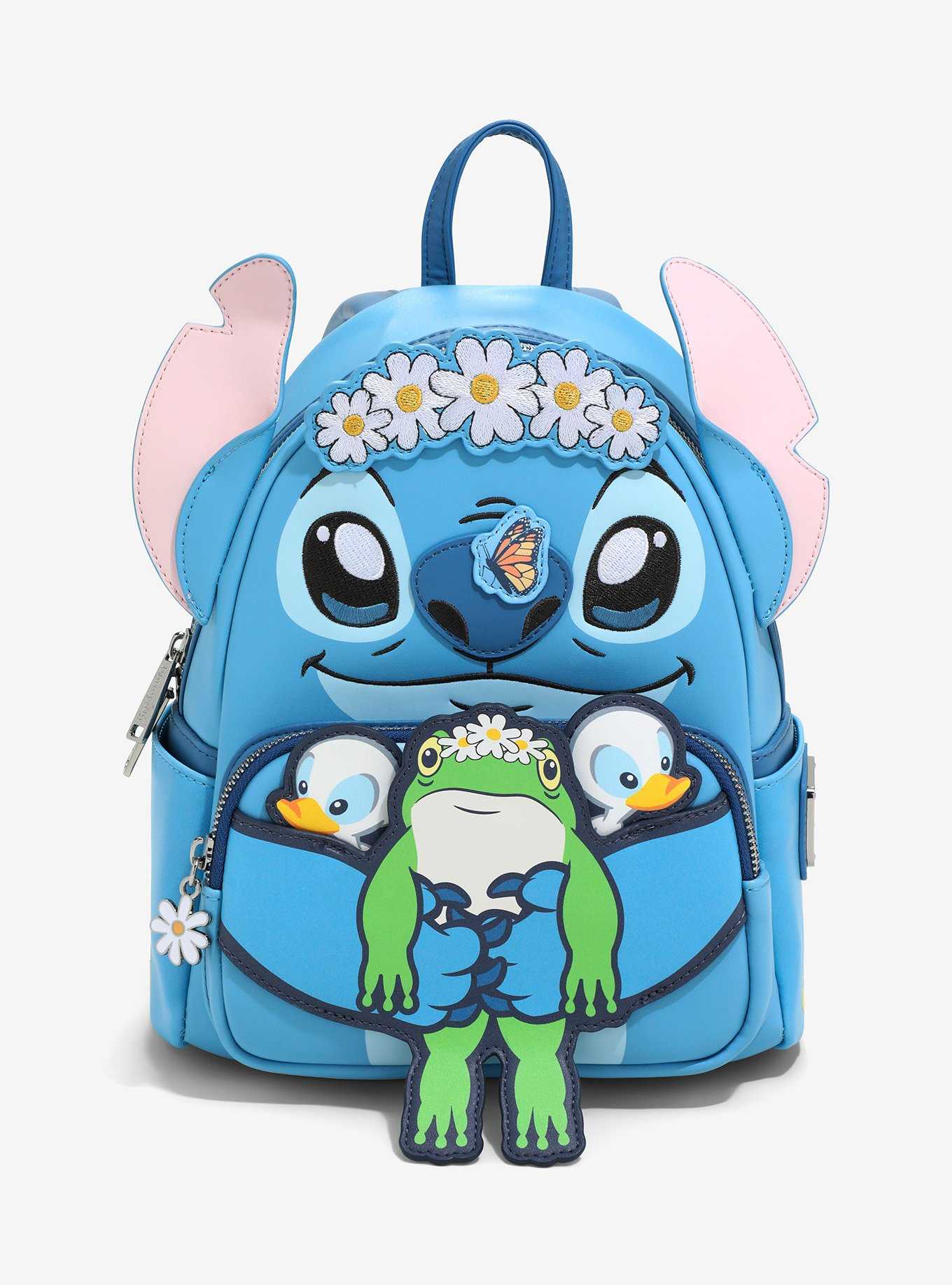 Loungefly Disney Stitch Flower Crown Mini Backpack, , hi-res