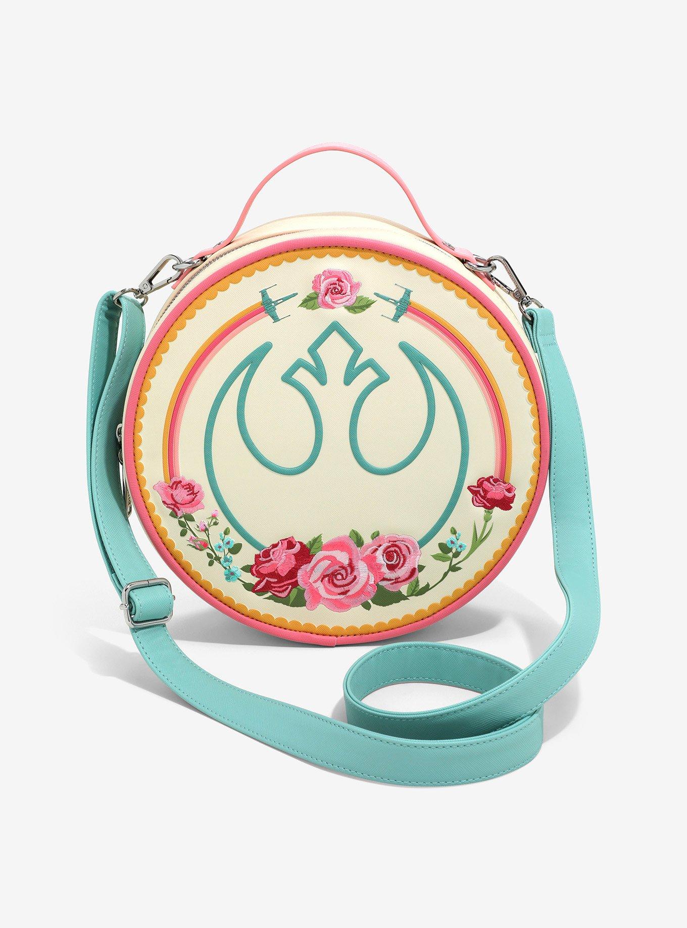 Loungefly Star Wars Rebel Floral Convertible Mini Backpack 