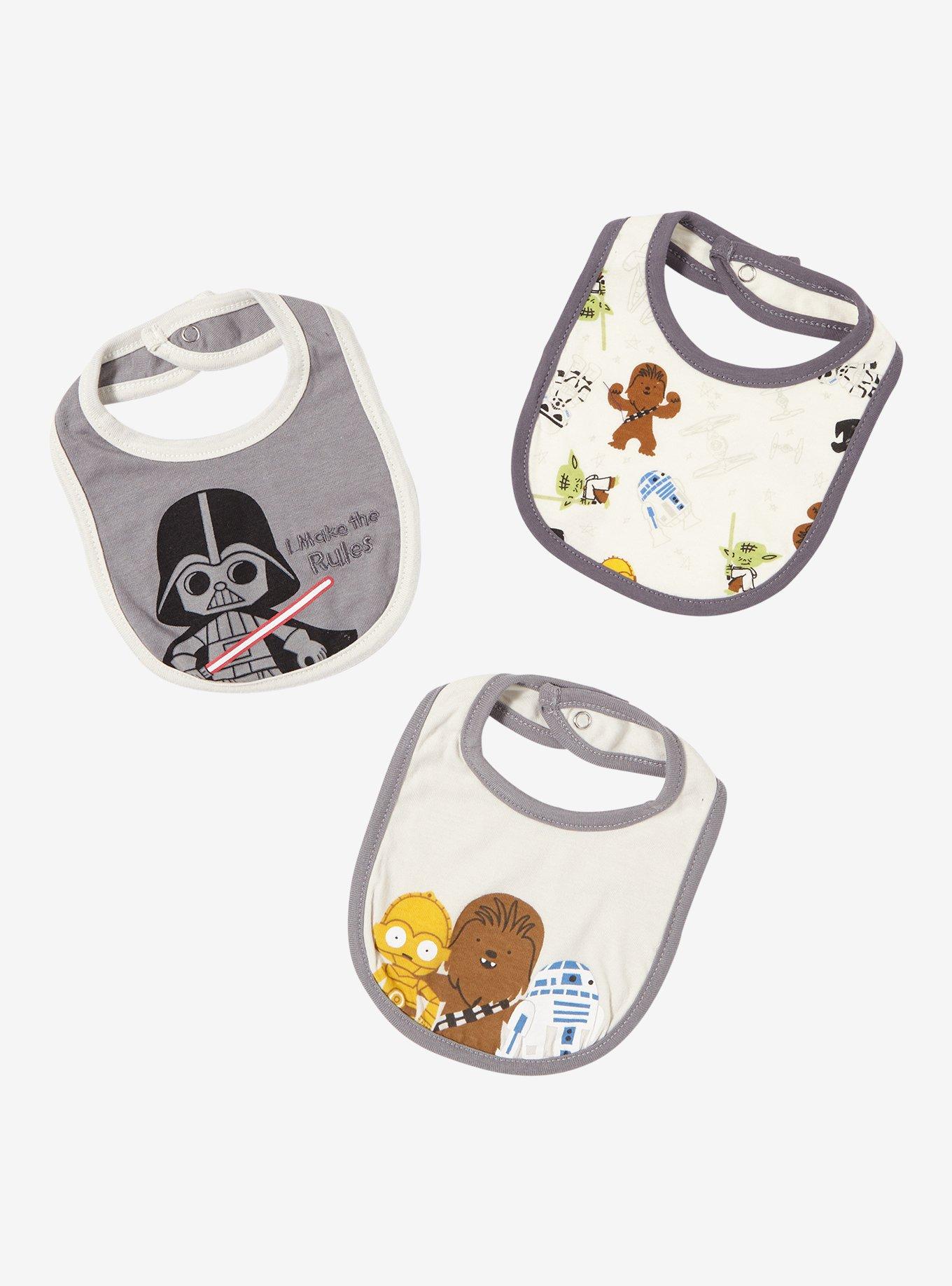 Star Wars Character Cartoon Bib Set - BoxLunch Exclusive, , hi-res
