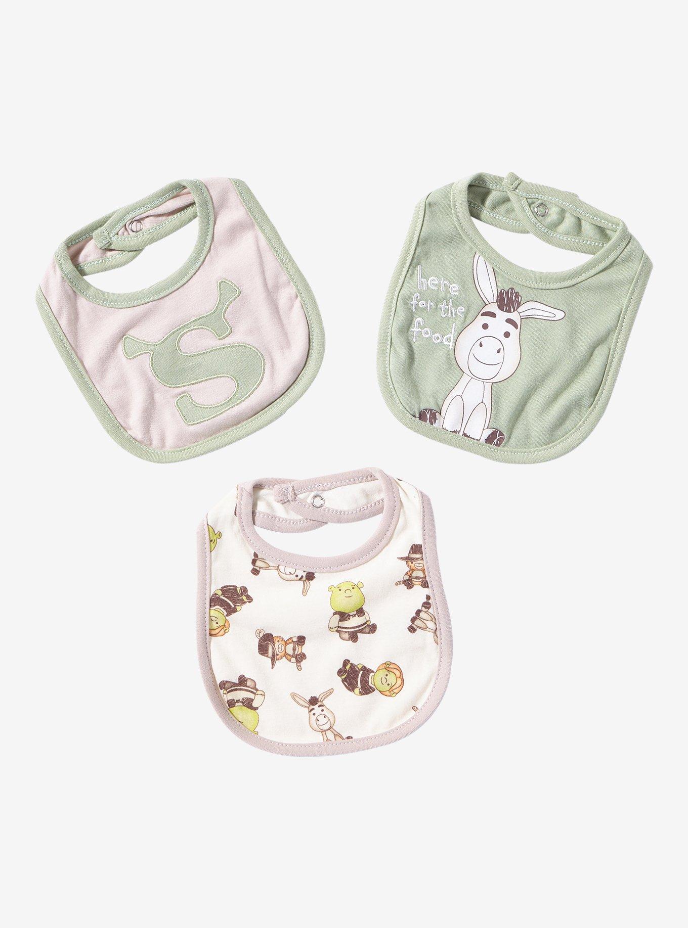 DreamWorks Shrek Donkey Bib Set — BoxLunch Exclusive, , hi-res