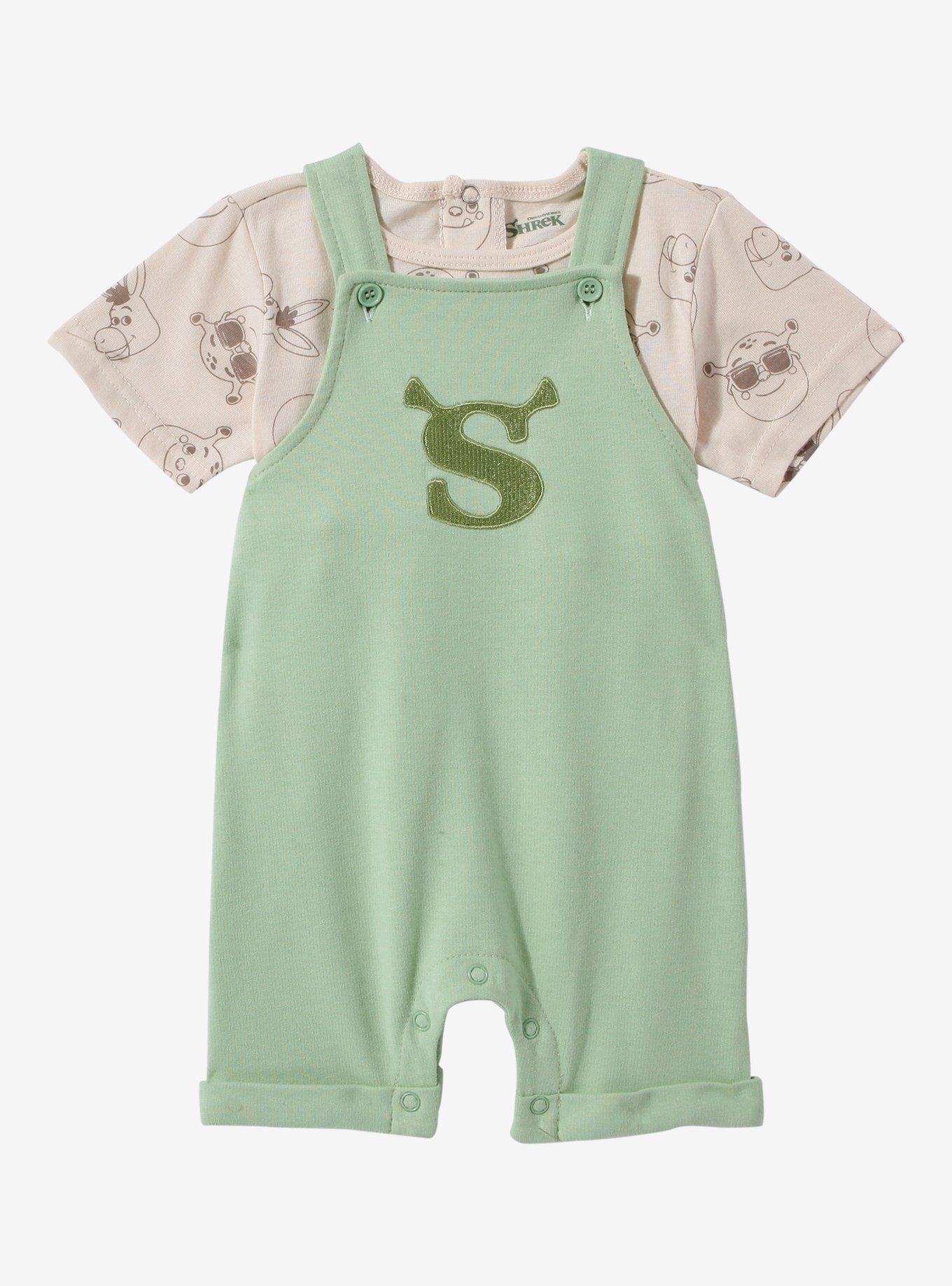 DreamWorks Shrek Sunglasses Infant T-Shirt and Overall Set — BoxLunch Exclusive, , hi-res