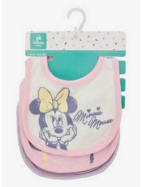 Disney Minnie Mouse Icons Bib Set - BoxLunch Exclusive, , hi-res