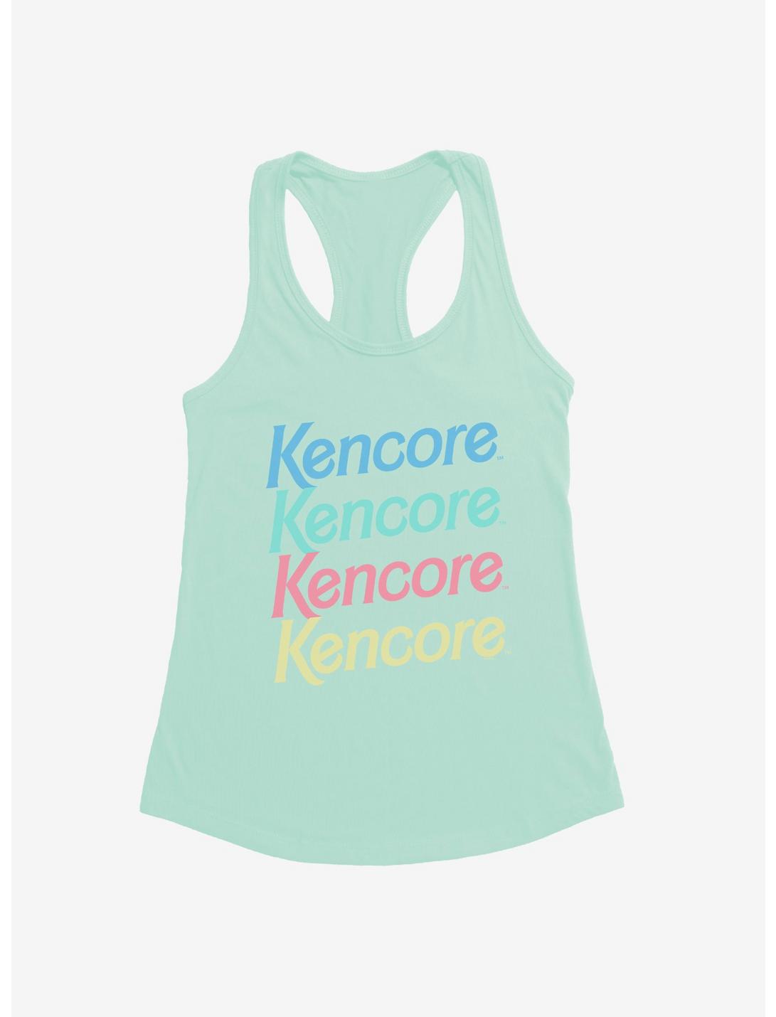 Barbie Kencore Stacked Womens Tank Top, MINT, hi-res