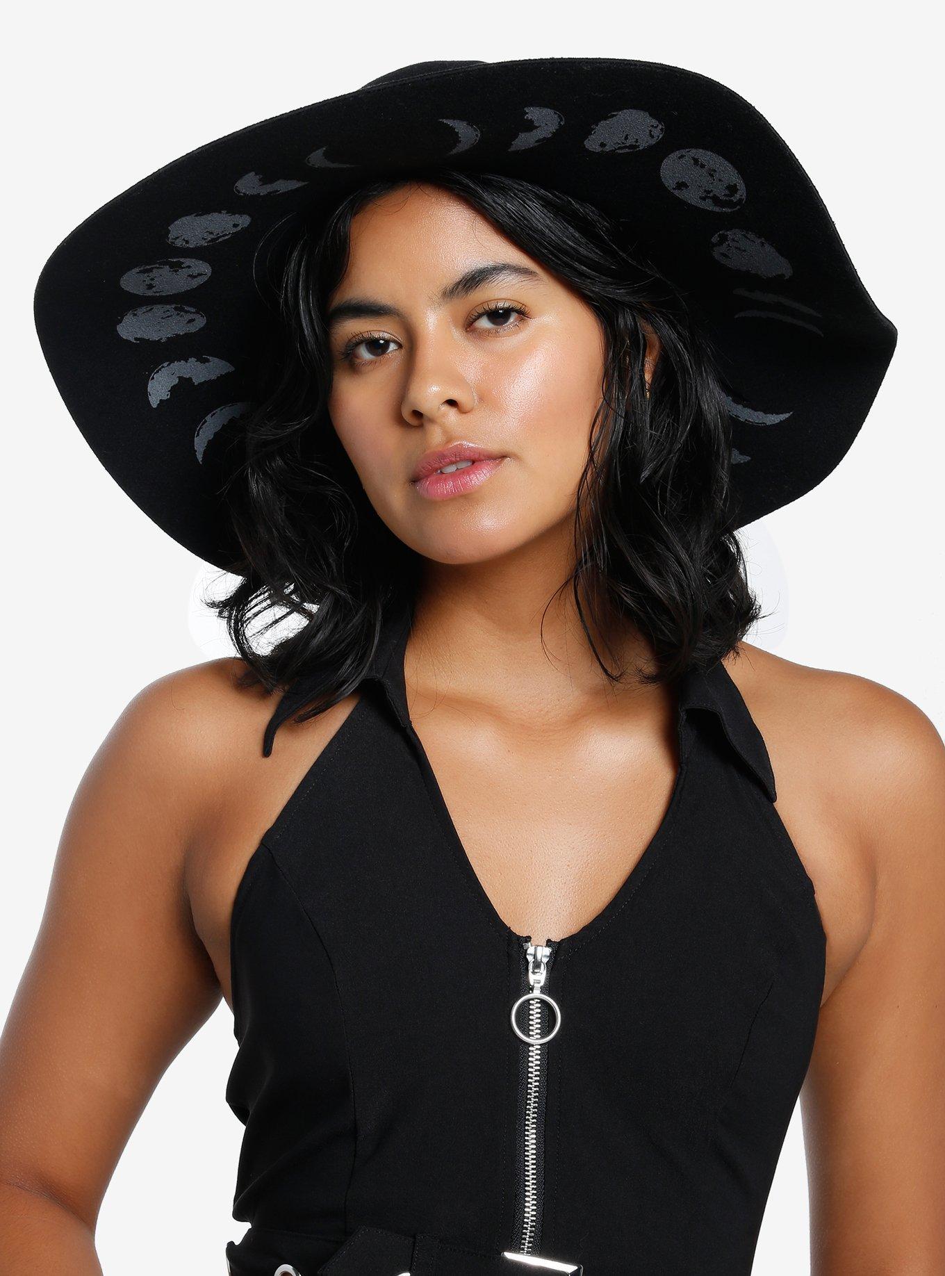Grey Moon Phase Floppy Hat, , hi-res