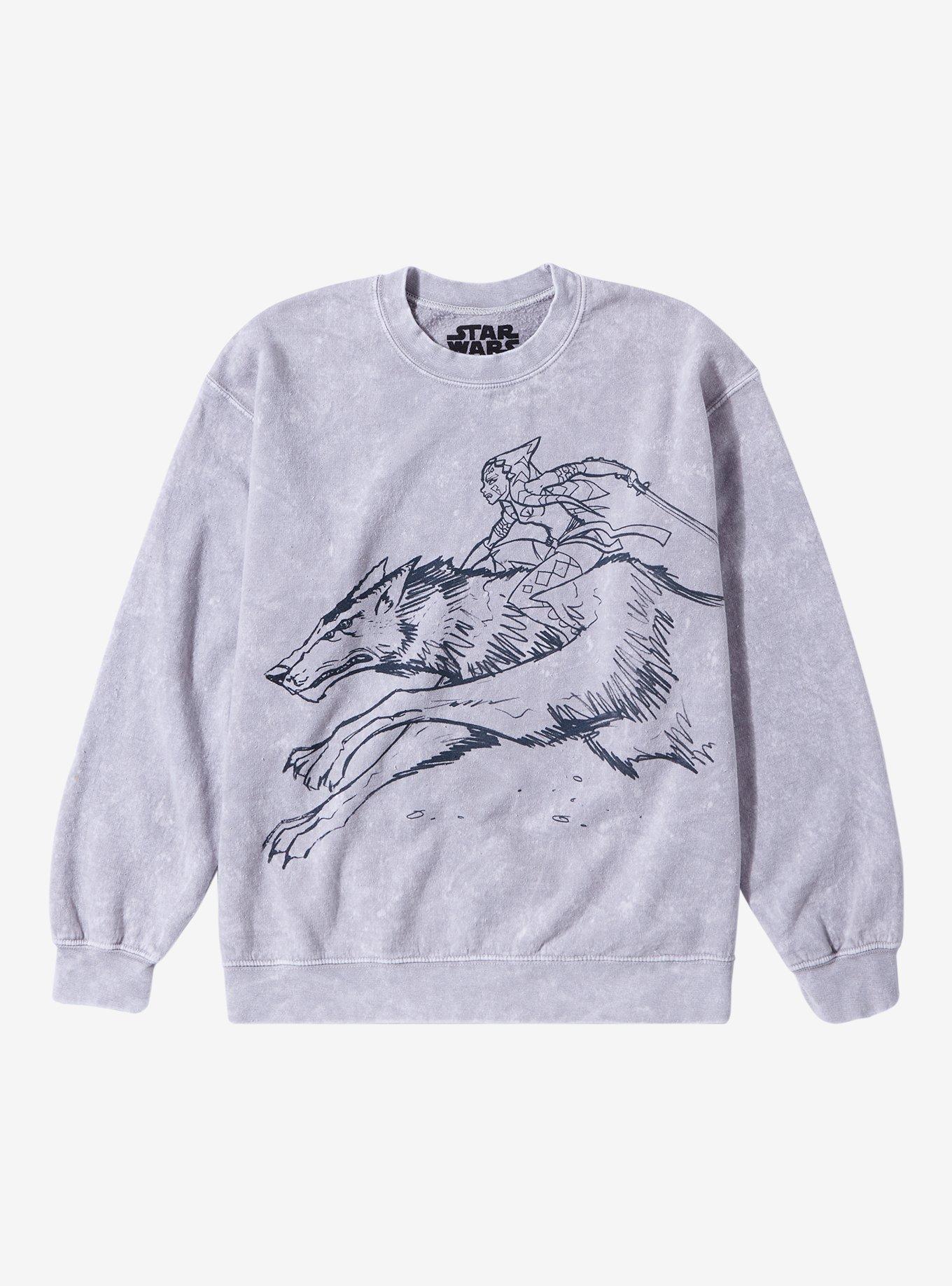 Our Universe Star Wars Ahsoka Loth Wolf Sweatshirt Our Universe Exclusive Her Universe