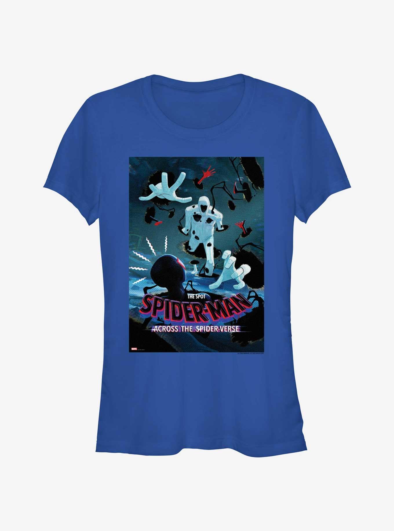 Spider-Man Vs The Spot Girls T-Shirt, ROYAL, hi-res