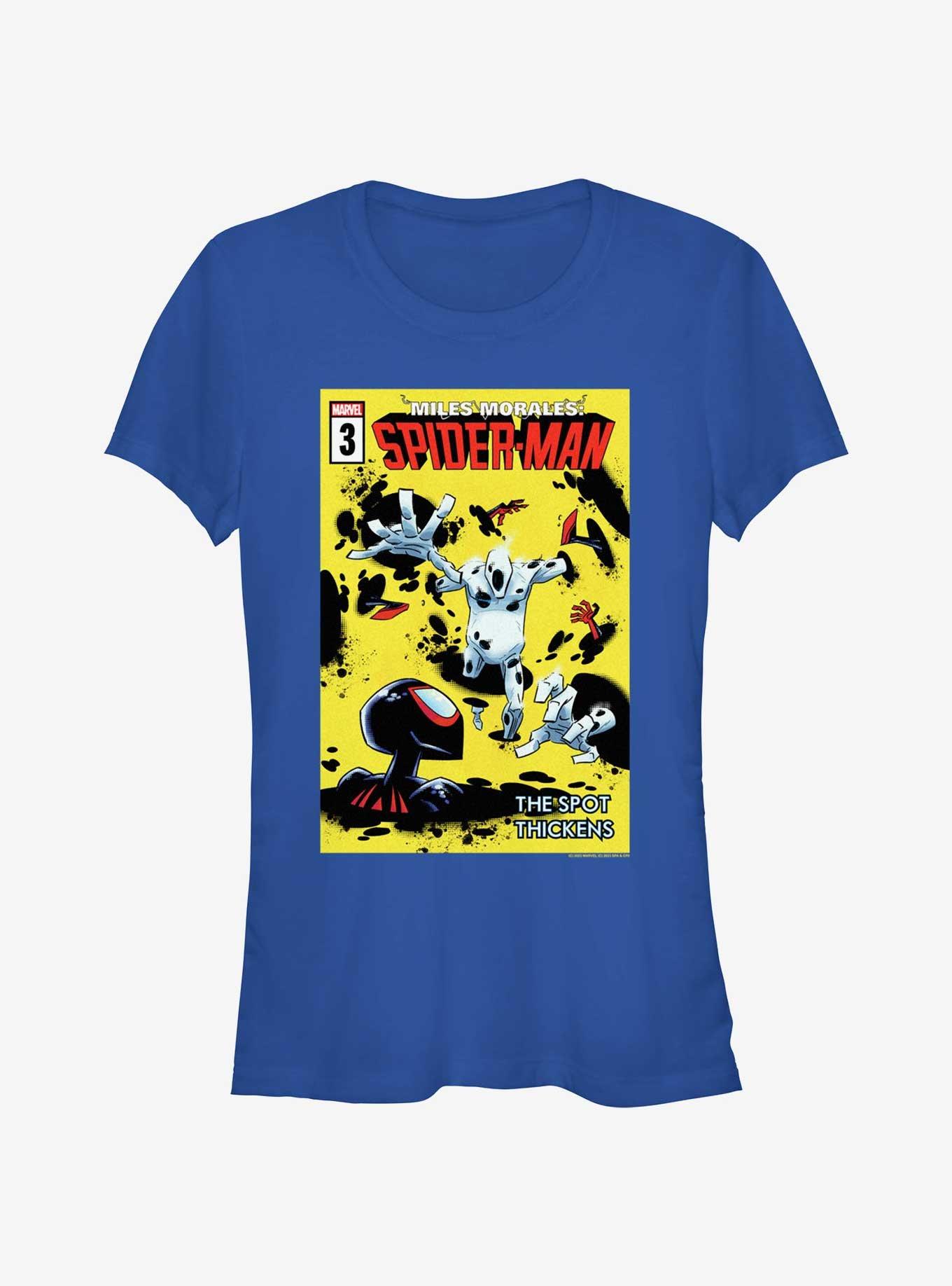 Spider-Man The Spot Thickens Girls T-Shirt, ROYAL, hi-res
