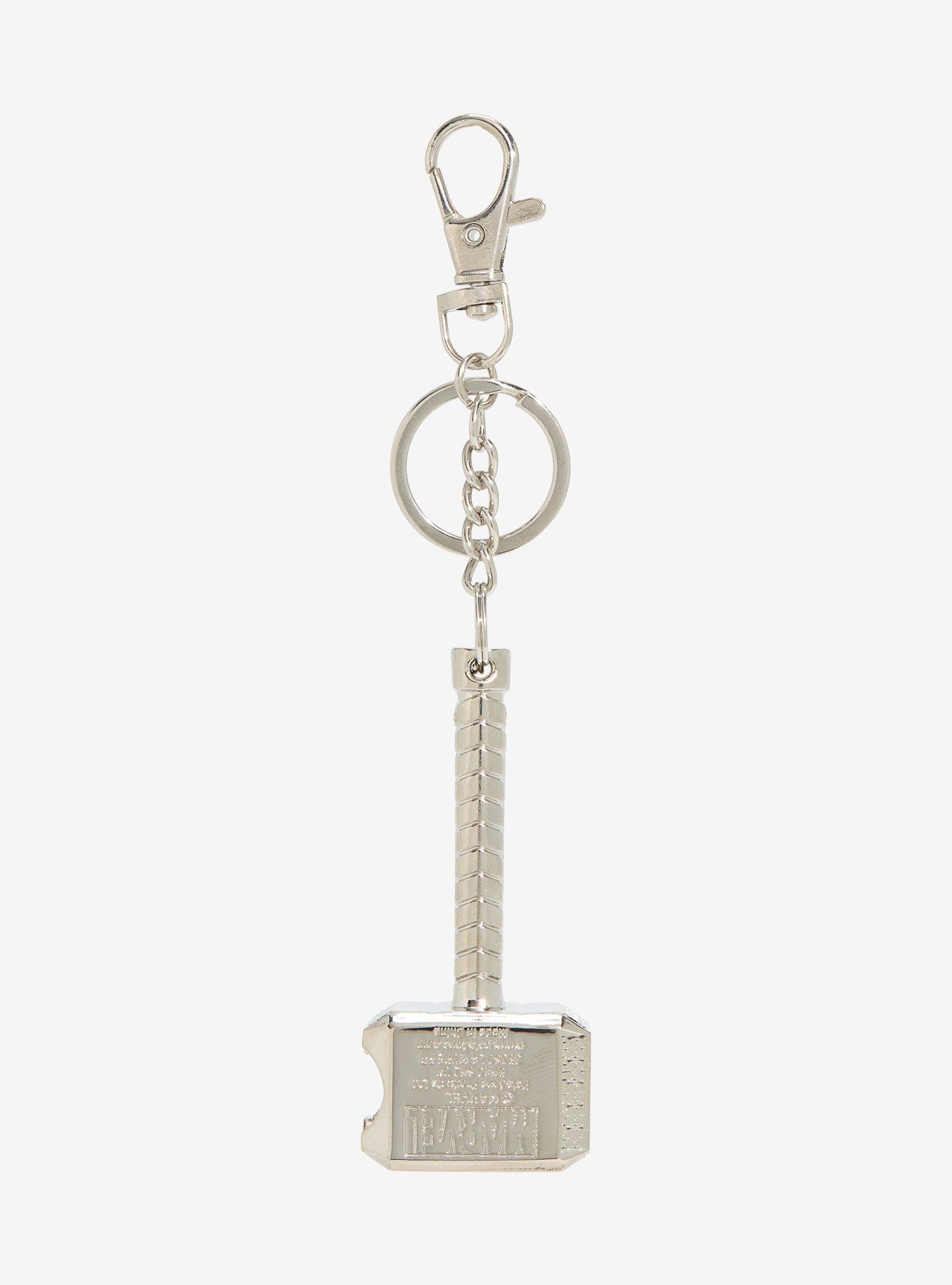 Marvel Thor Hammer Bottle Opener Key Chain, , hi-res