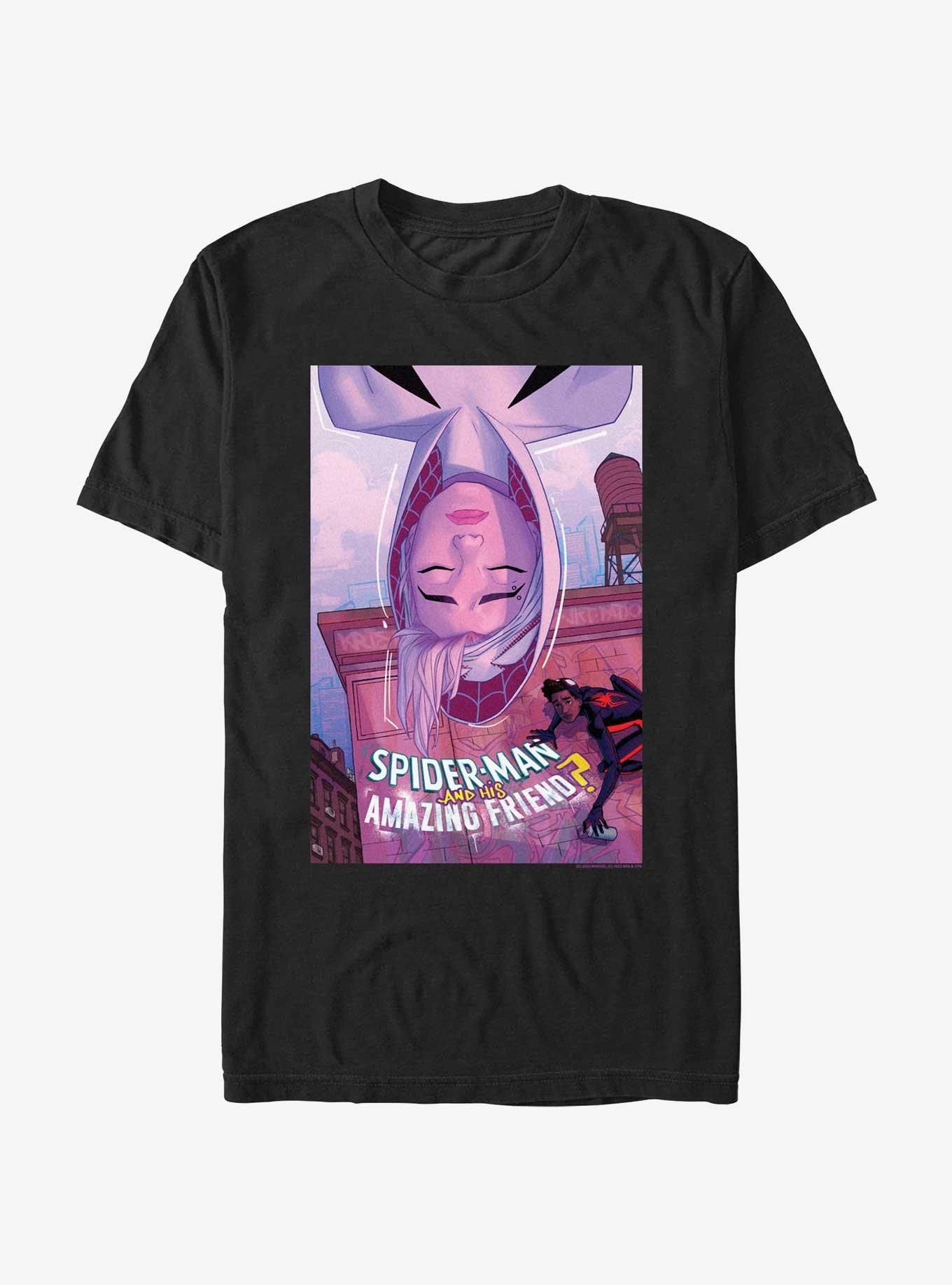 Spider-Man Spider Gwen Amazing Friend T-Shirt, BLACK, hi-res