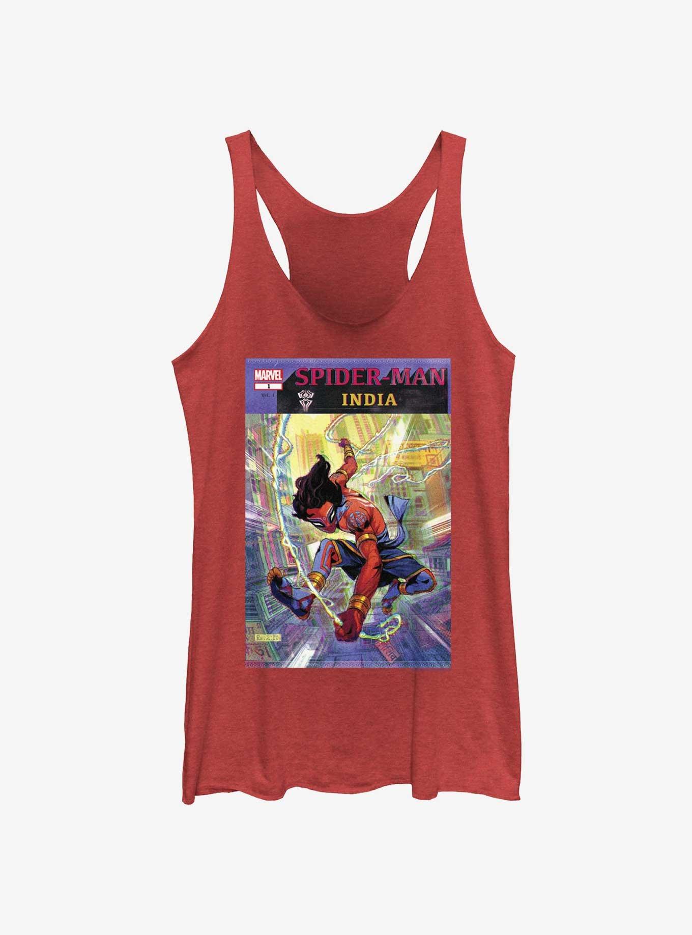 Spider-Man India Girls Raw Edge Tank, , hi-res