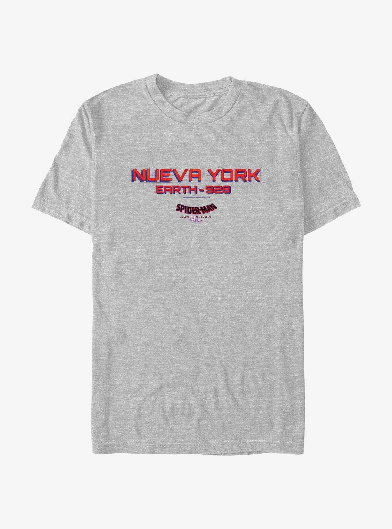 Spider-Man Nueva York Earth 928 T-Shirt, ATH HTR, hi-res