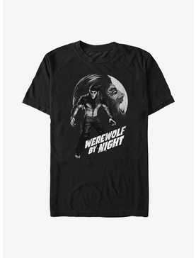 Marvel Werewolf By Night Howling At Night Big & Tall T-Shirt, , hi-res