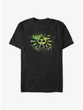 The Legend of Zelda Hyrule Splatter Logo Big & Tall T-Shirt, BLACK, hi-res