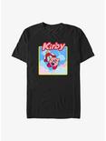 Kirby Starry Umbrella Big & Tall T-Shirt, BLACK, hi-res