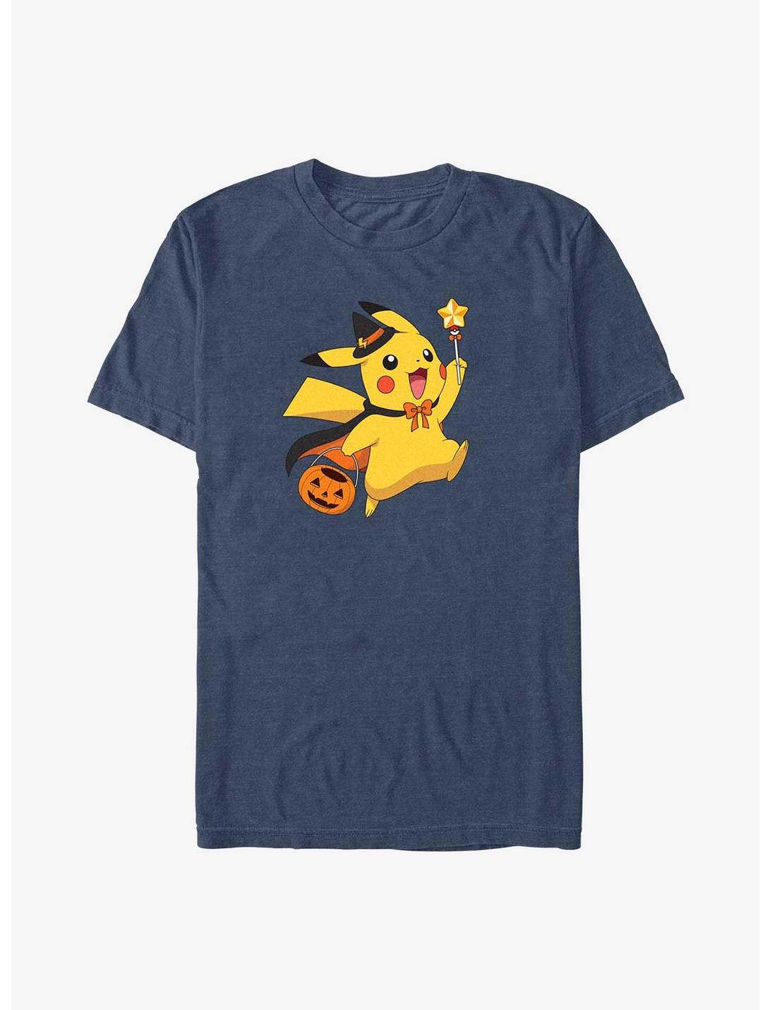 Pokemon Pikachu Wizard Big & Tall T-Shirt, NAVY HTR, hi-res
