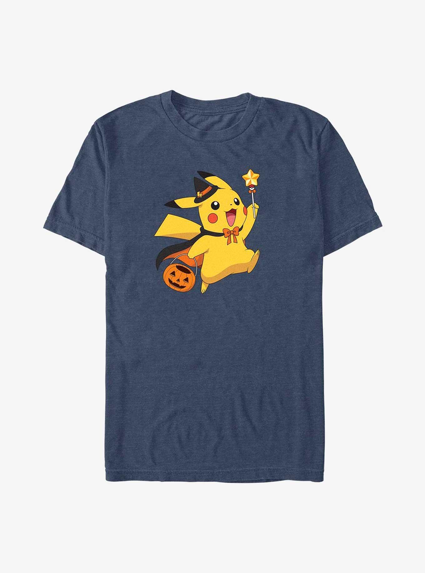 Pokemon Pikachu Wizard Big & Tall T-Shirt, NAVY HTR, hi-res