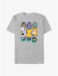 Pokemon Mewtwo Pikachu Psyduck Skateboard Deck Big & Tall T-Shirt, ATH HTR, hi-res