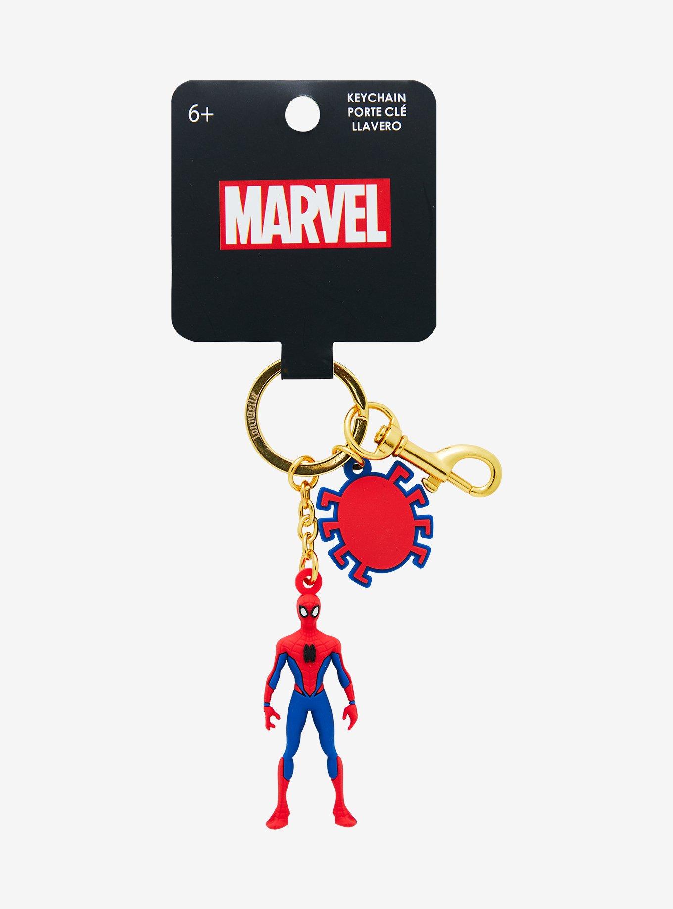 Loungefly Marvel Spider-Man Multi-Charm Keychain - BoxLunch Exclusive