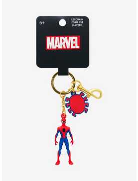 Loungefly Marvel Spider-Man Multi-Charm Keychain - BoxLunch Exclusive, , hi-res