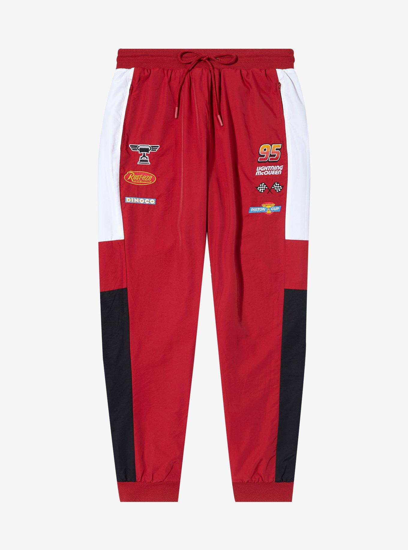 Disney Pixar Cars Lightning McQueen Color Block Joggers - BoxLunch Exclusive, , hi-res