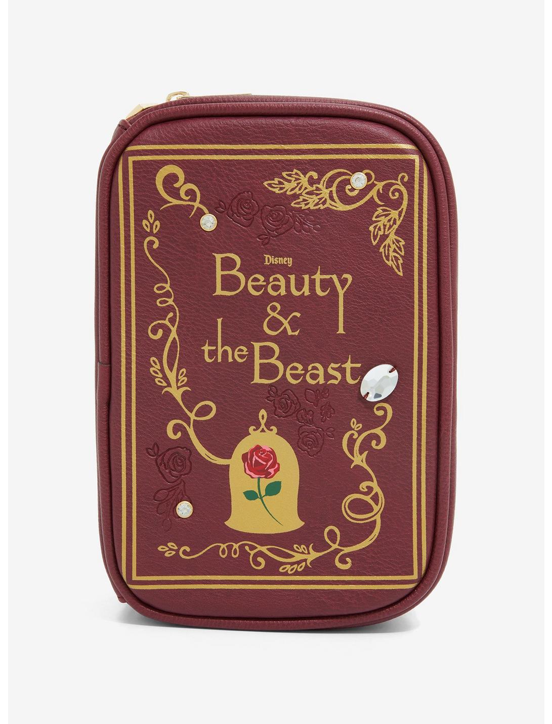 Disney Beauty and the Beast Book Cosmetic Bag | BoxLunch