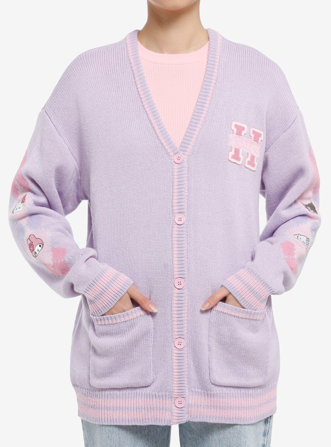 Hello Kitty And Friends Kogyaru Varsity Girls Cardigan