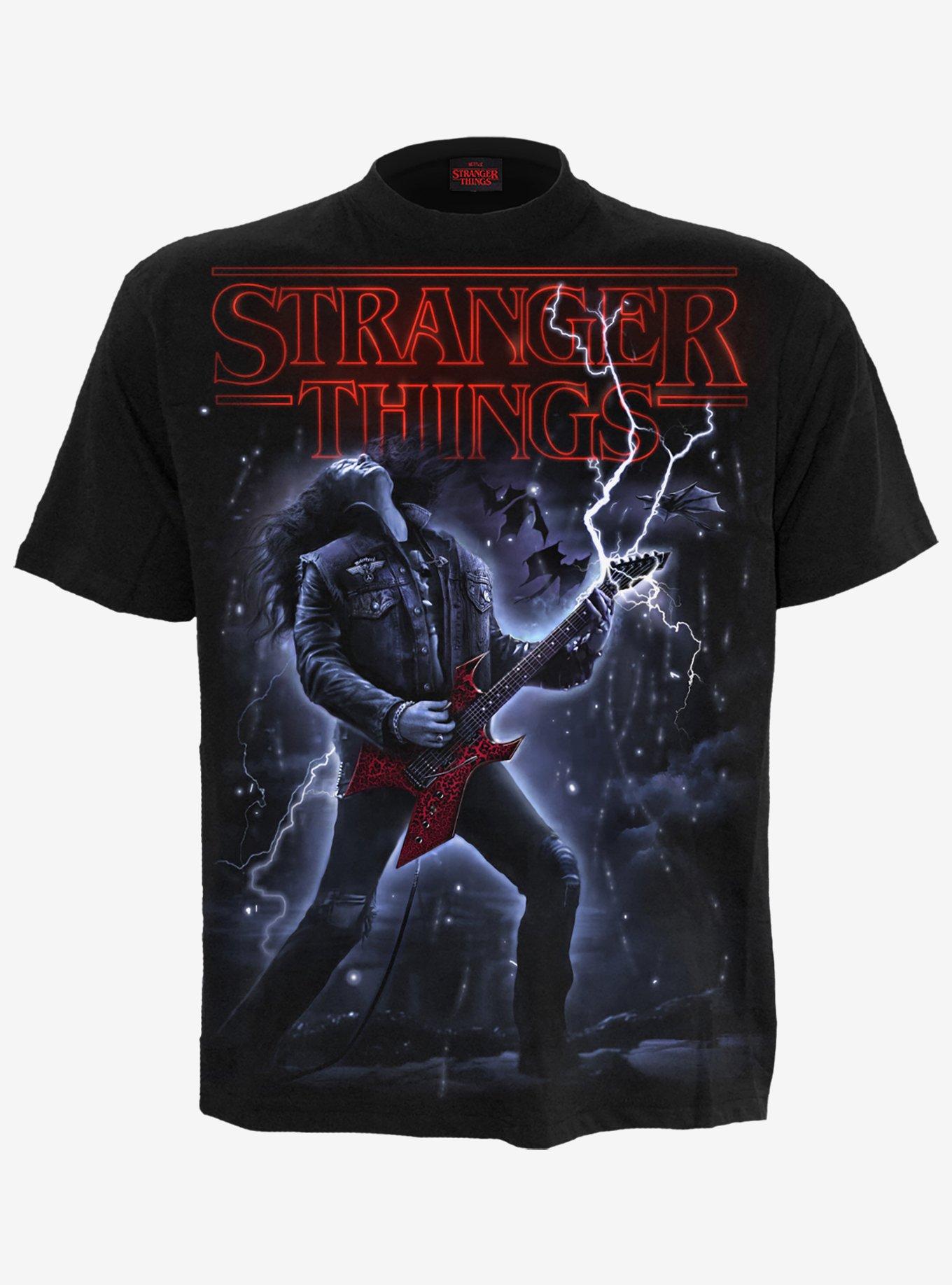 Stranger Things Eddie The Banished T-Shirt, BLACK, hi-res