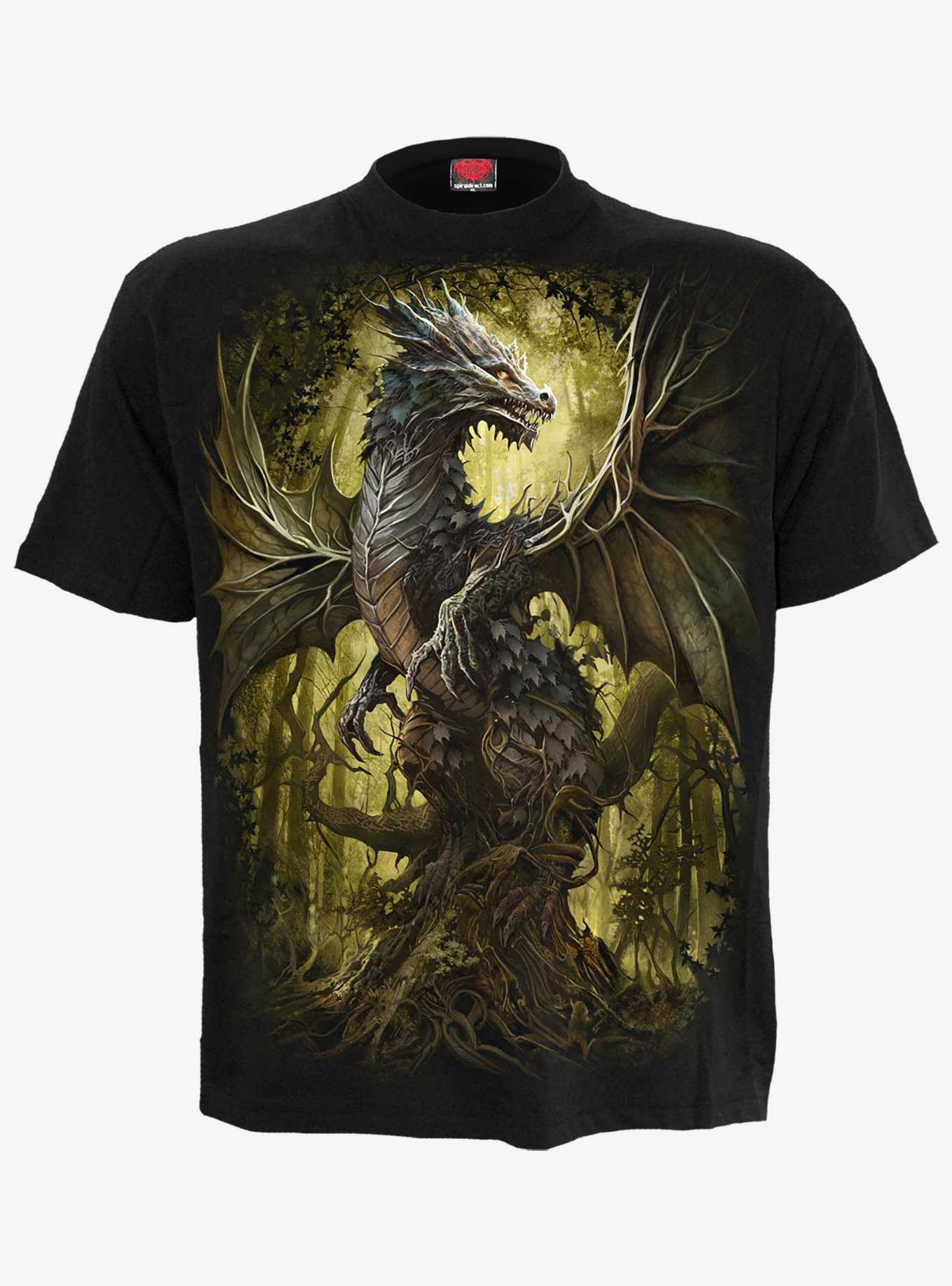 Spiral Oak Dragon T-Shirt, , hi-res