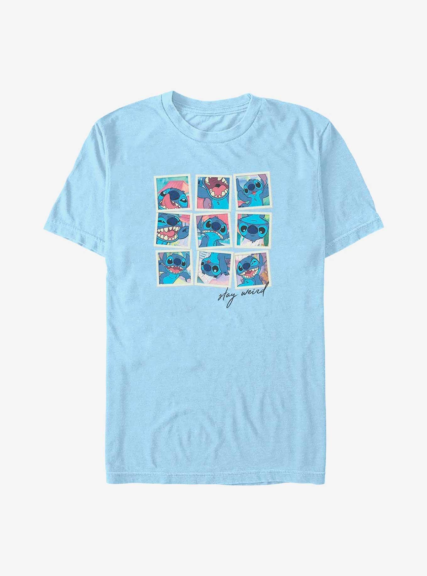 Disney Lilo & Stitch Stay Weird Grid T-Shirt