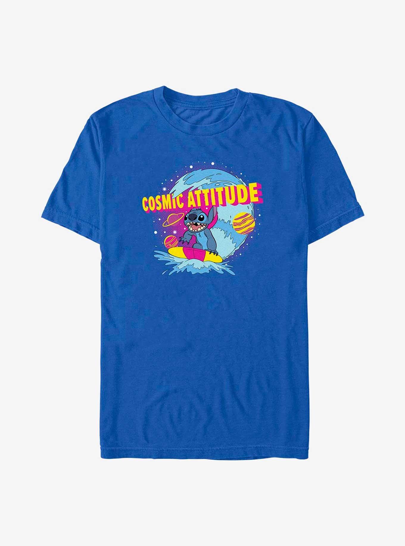 Disney Lilo & Stitch Cosmic Attitude T-Shirt, ROYAL, hi-res