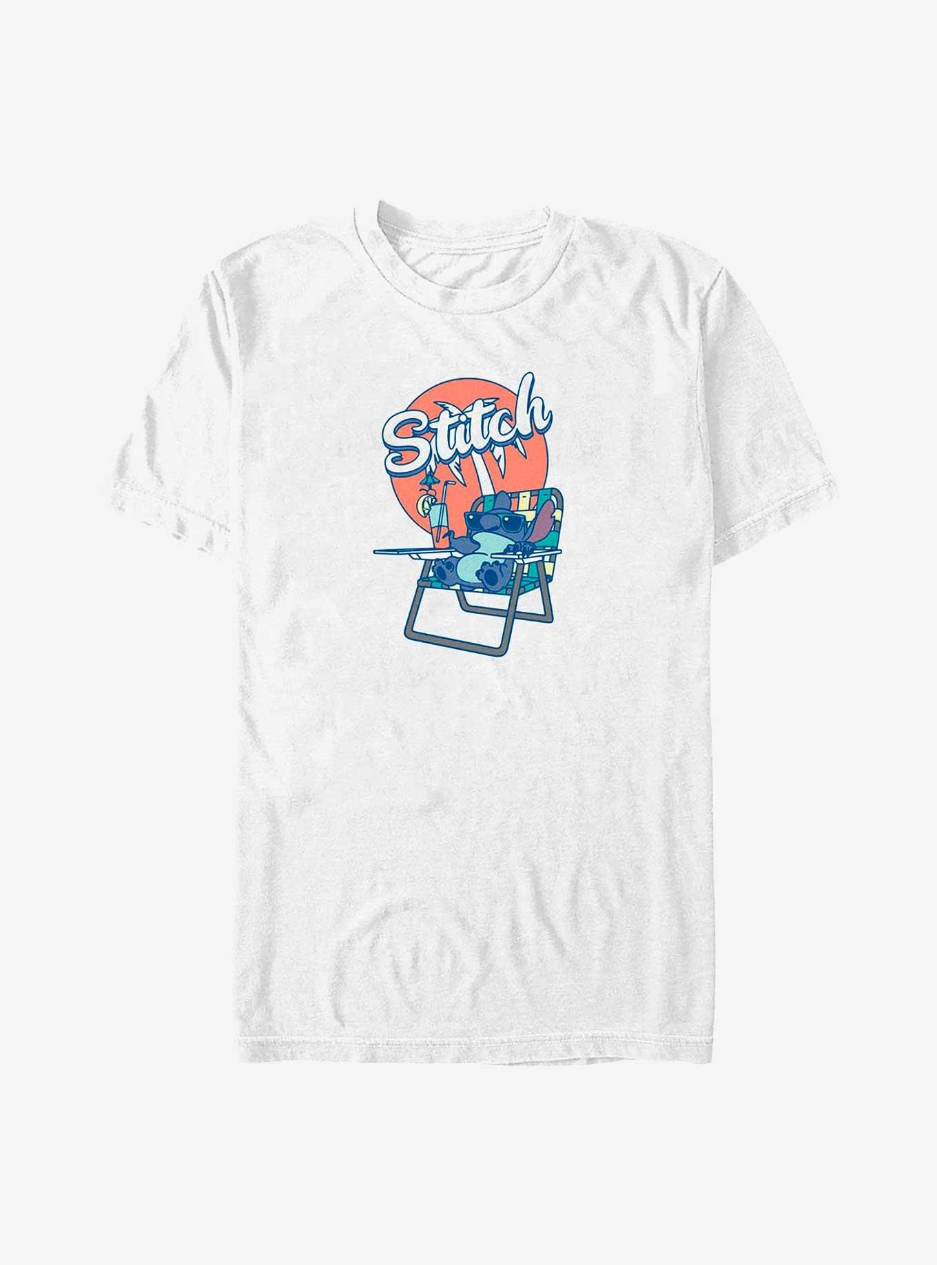 Disney Lilo & Stitch Just Chillin T-Shirt, WHITE, hi-res