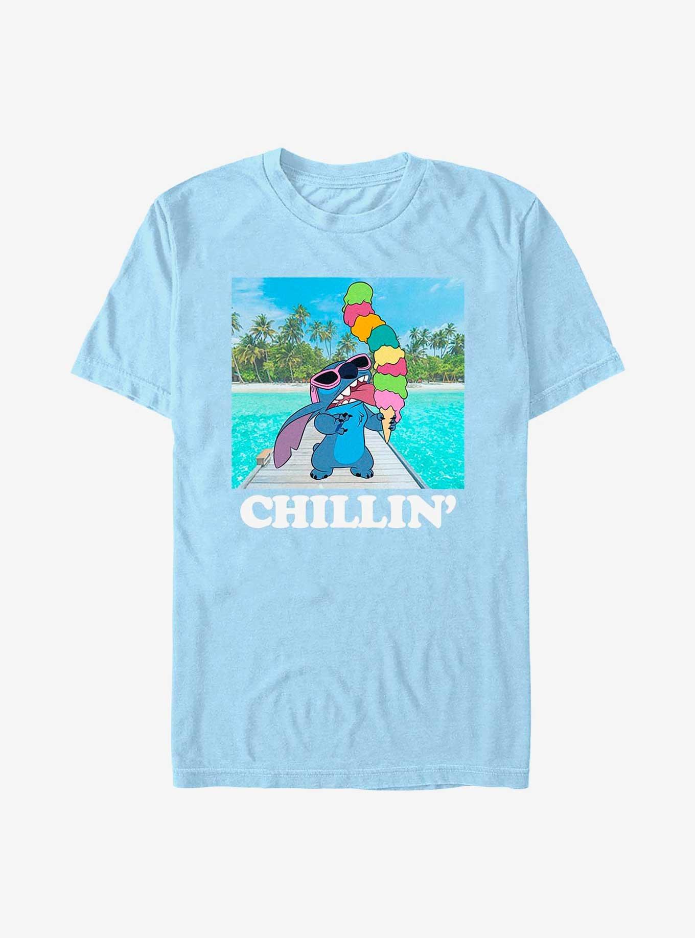 Disney Lilo & Stitch Chillin With Scoops T-Shirt