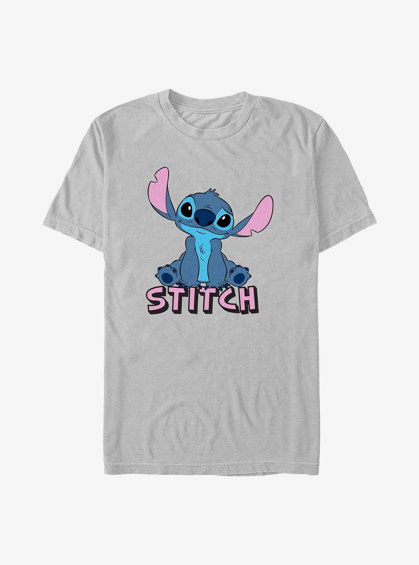 Disney Lilo & Stitch Just Chilling T-Shirt, SILVER, hi-res