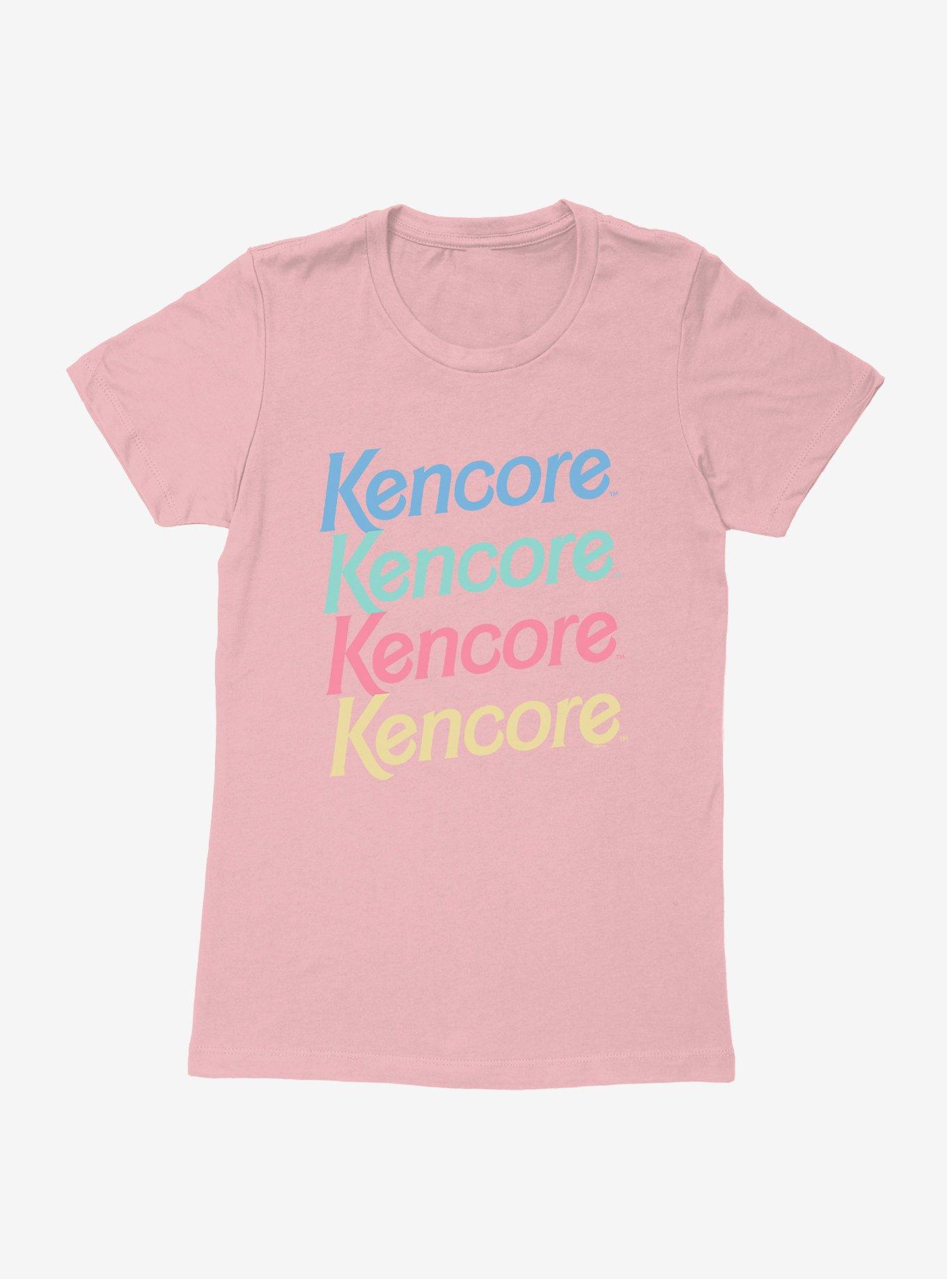 Barbie Kencore Stacked Womens T-Shirt, LIGHT PINK, hi-res