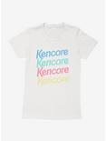 Barbie Kencore Stacked Womens T-Shirt, WHITE, hi-res