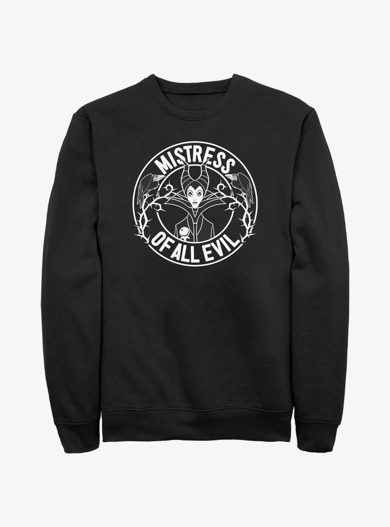 Disney Sleeping Beauty Mistress Of Evil Maleficent Stamp Sweatshirt, , hi-res