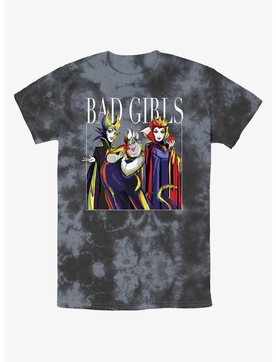 Disney Villains Bad Girls Pose Tie-Dye T-Shirt, BLKCHAR, hi-res
